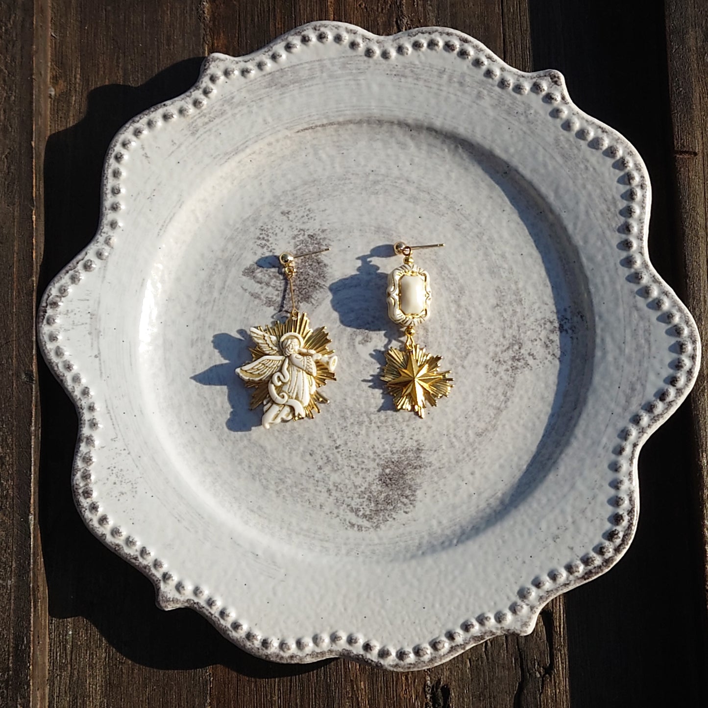 Vintage style earrings - Holy Night Angel
