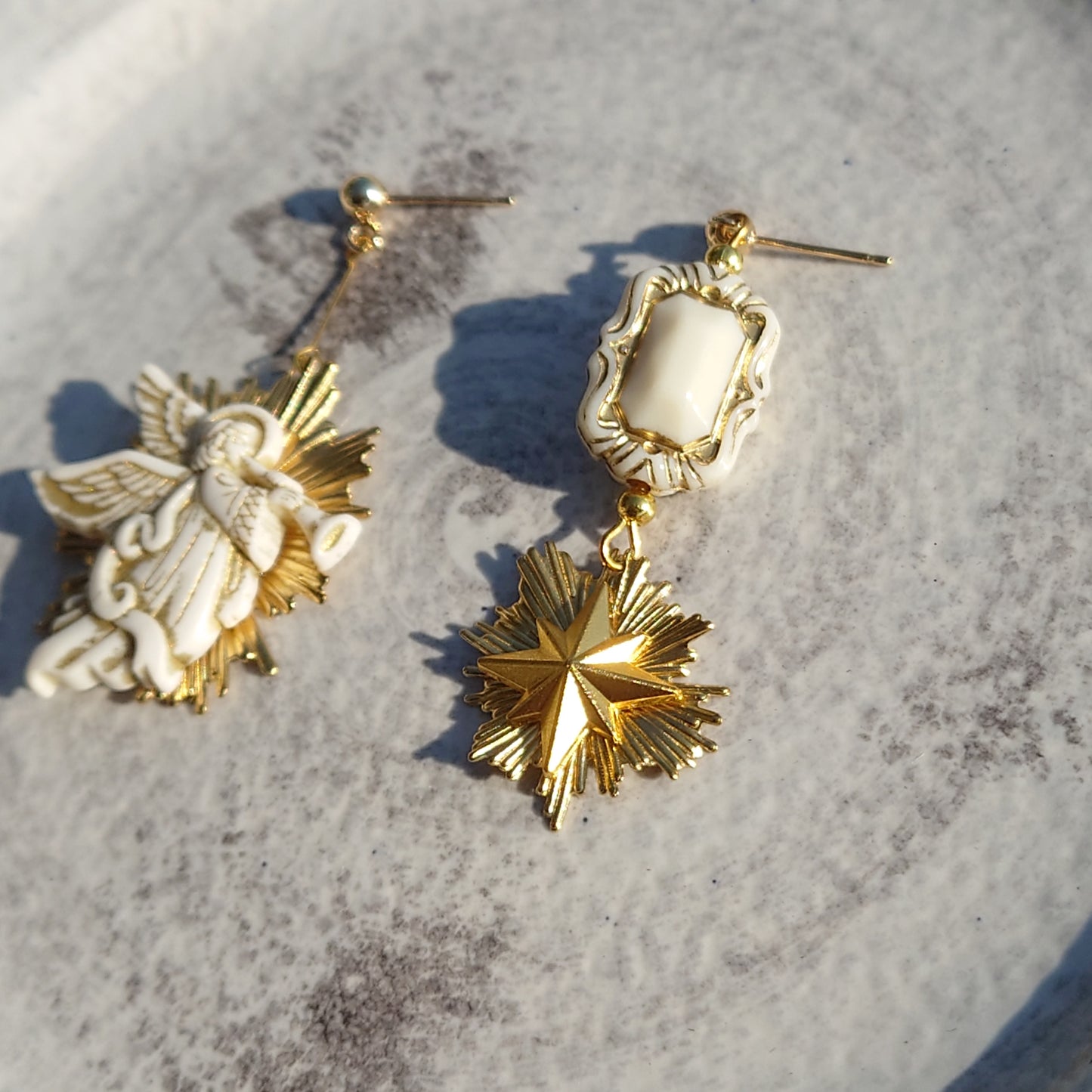 Vintage style earrings - Holy Night Angel