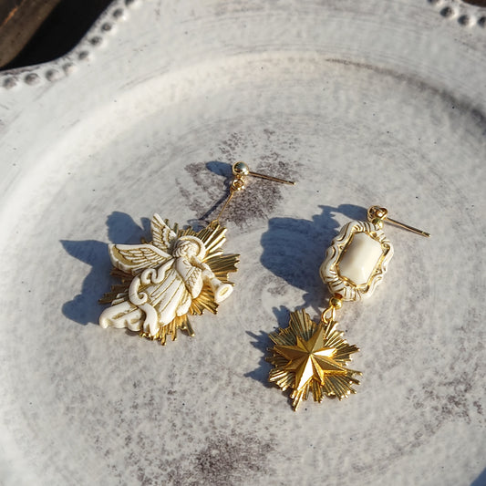 Vintage style earrings - Holy Night Angel