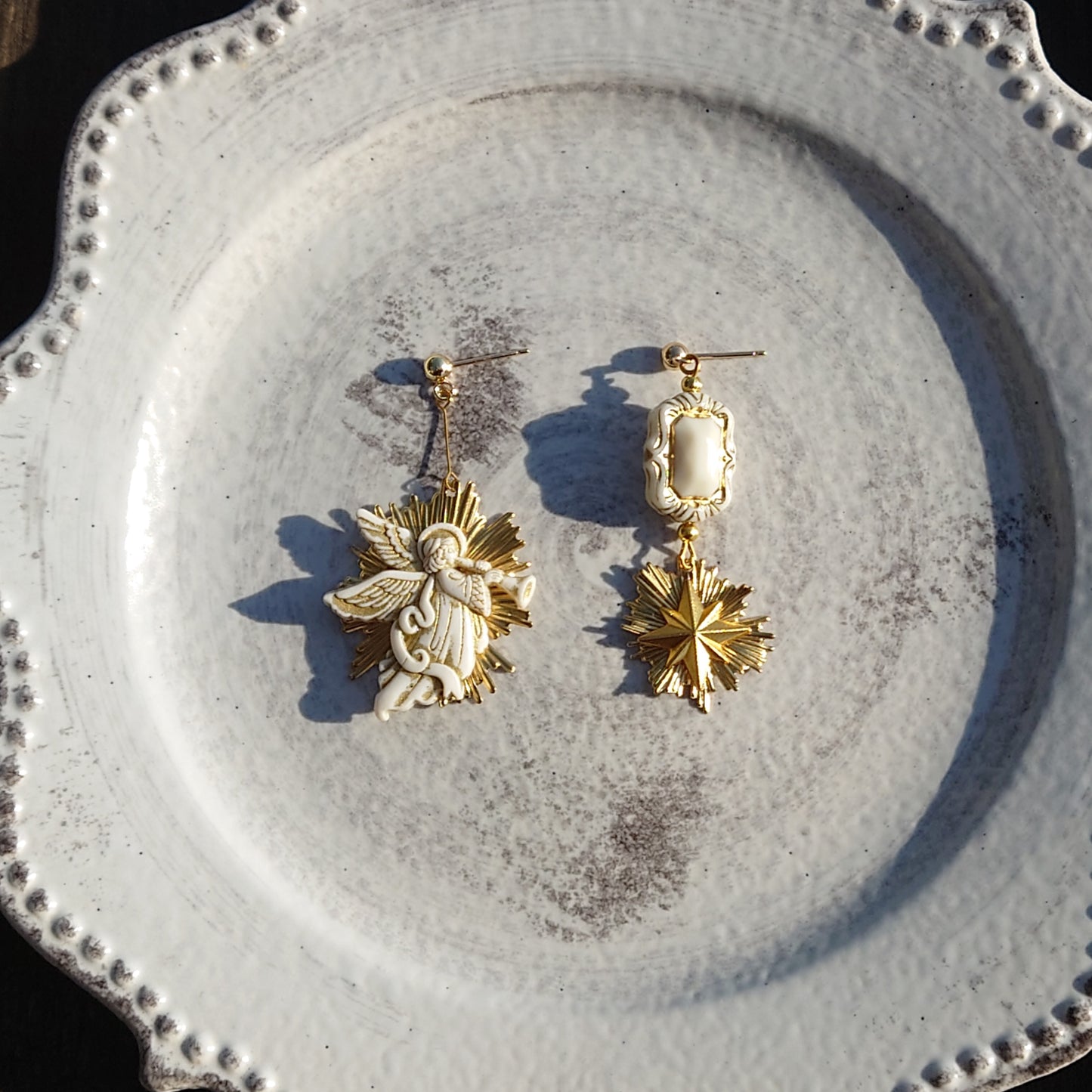Vintage style earrings - Holy Night Angel