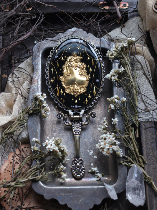 Vintage style hand mirror - Ieisure angel