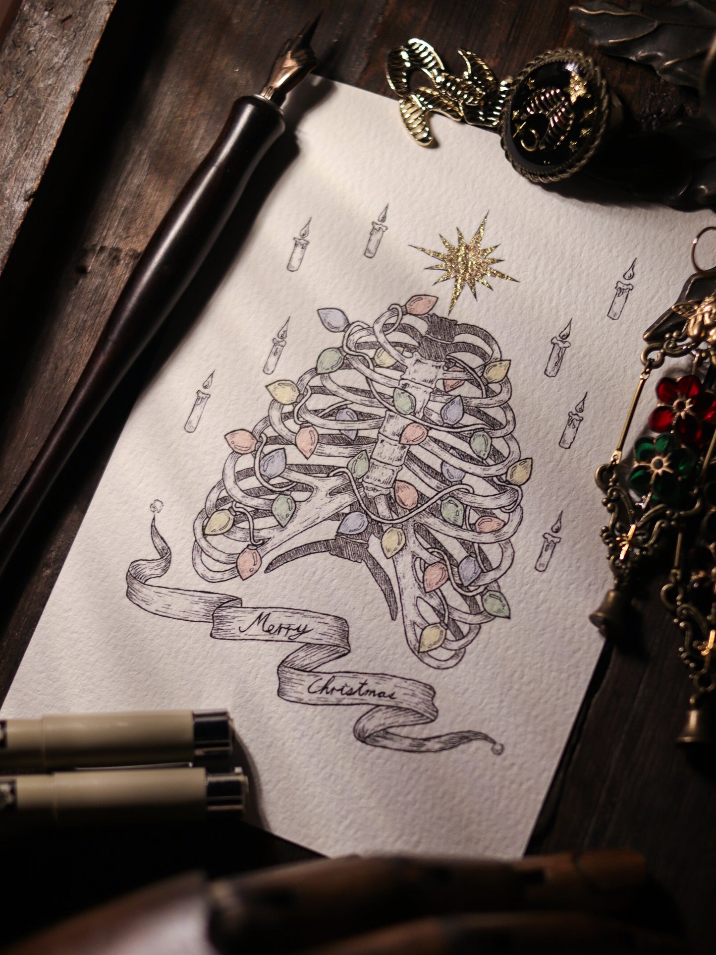 Art Print - Sternum Christmas Tree