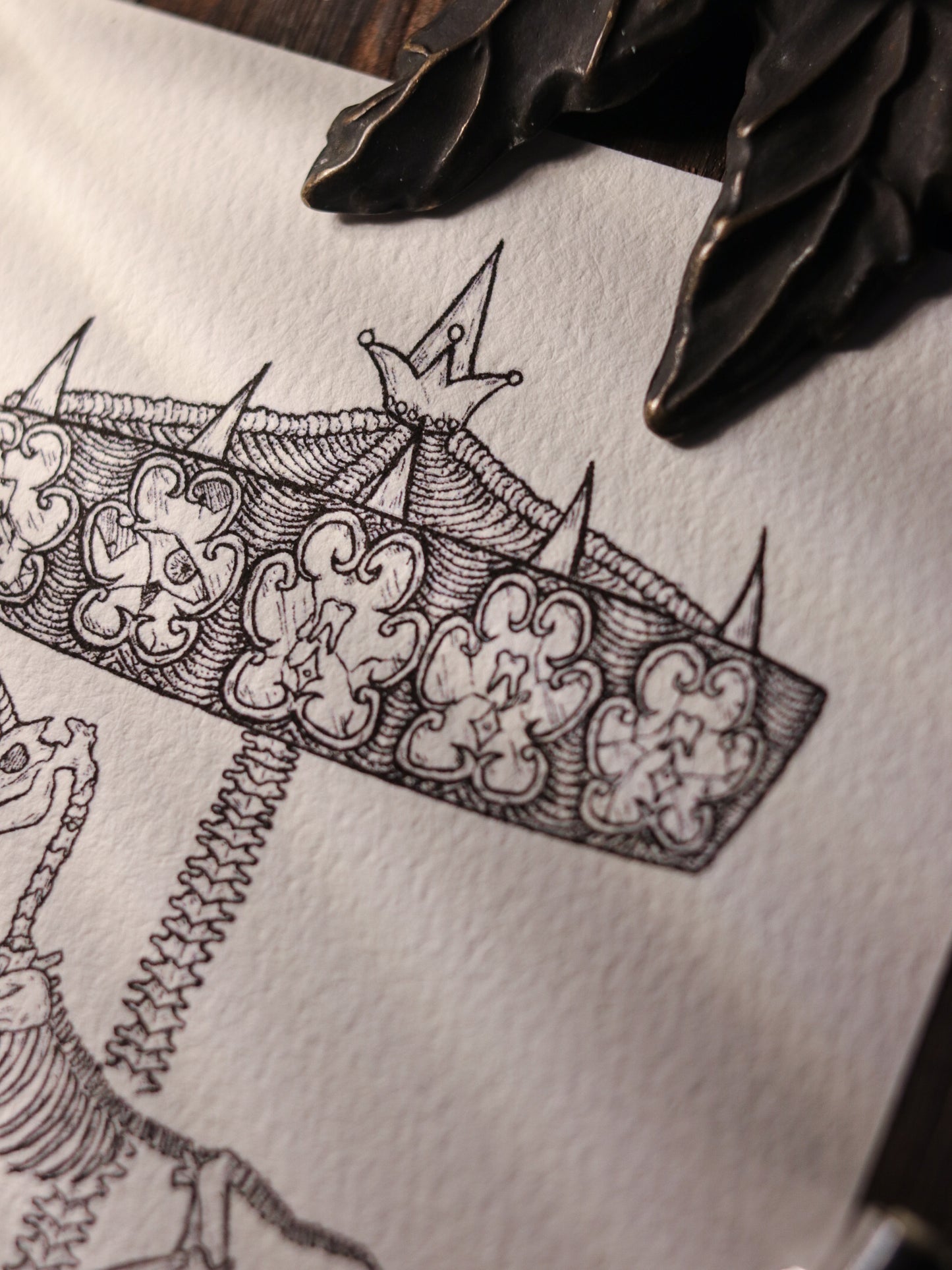 Art Print - Skeleton Merry Go Round