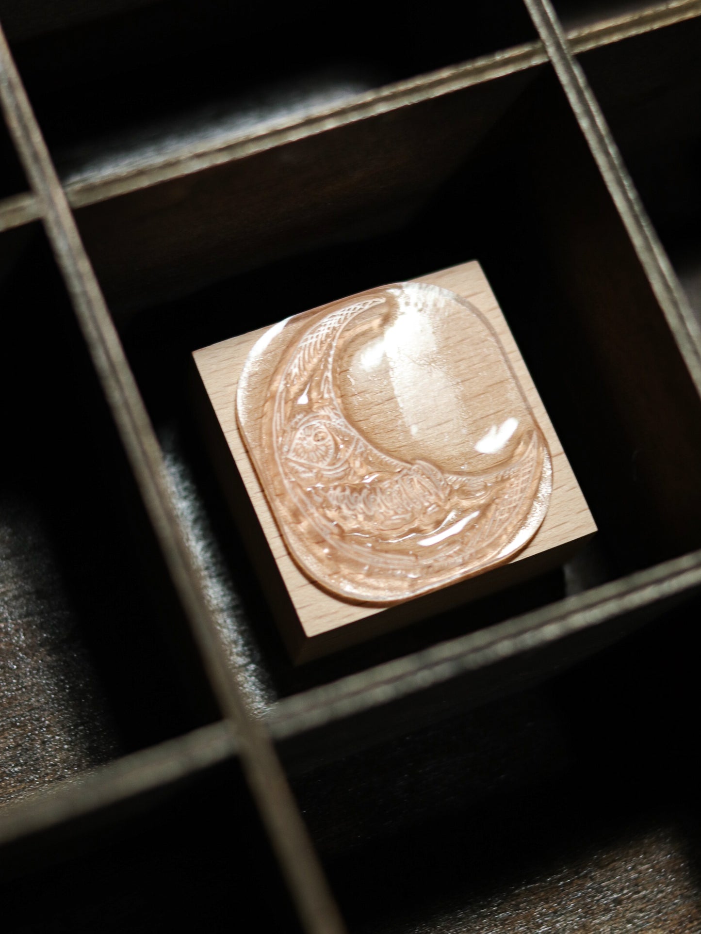 Wooden Stamp - Moon