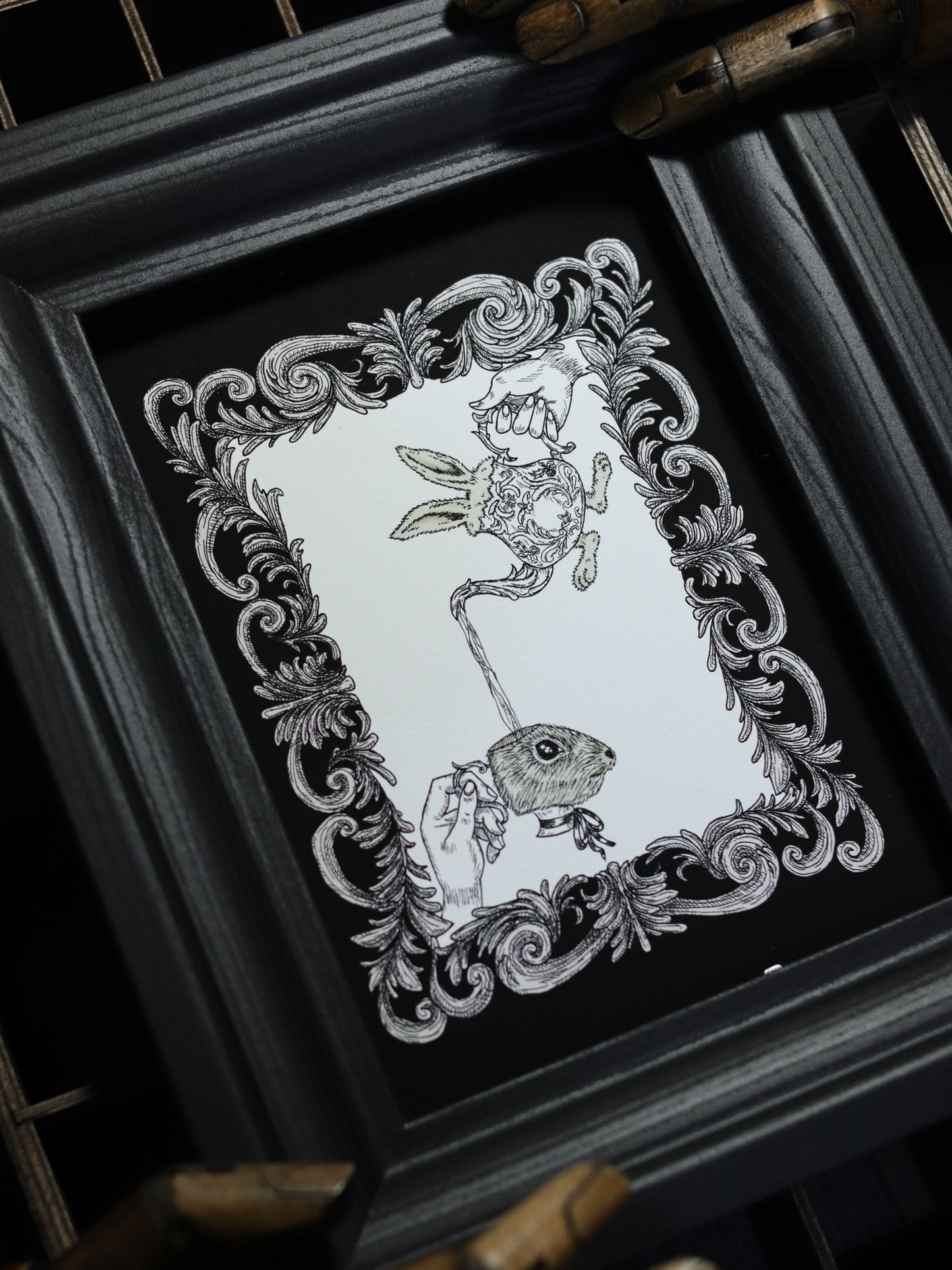 Giclée Art Print - Rabbit Secret Tea Party