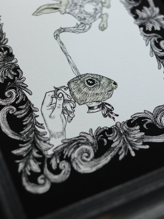 Giclée Art Print - Rabbit Secret Tea Party