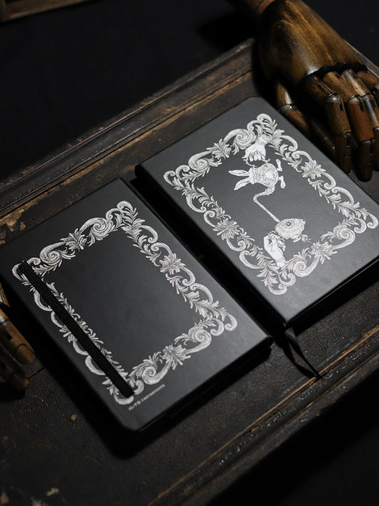 Blank notebook - Rabbit Secret Tea Party