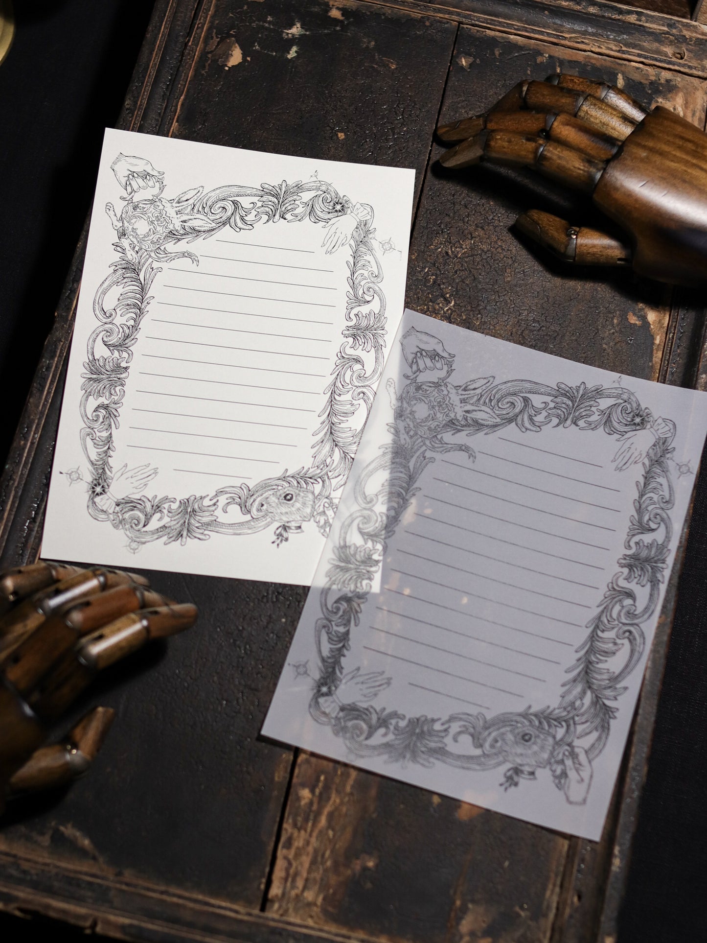 Letter Paper - Rabbit Secret Tea Party