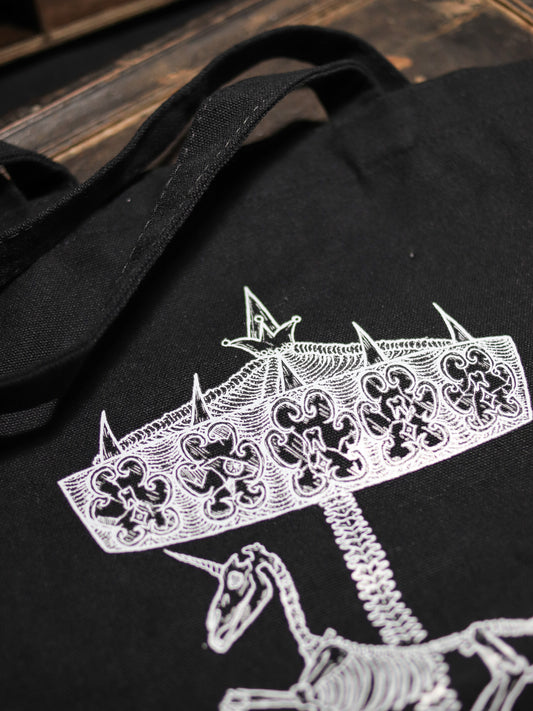 Tote Bag - Skeleton Merry Go Round