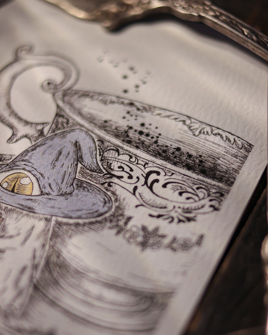 Art Print - Little Elf And Teacup