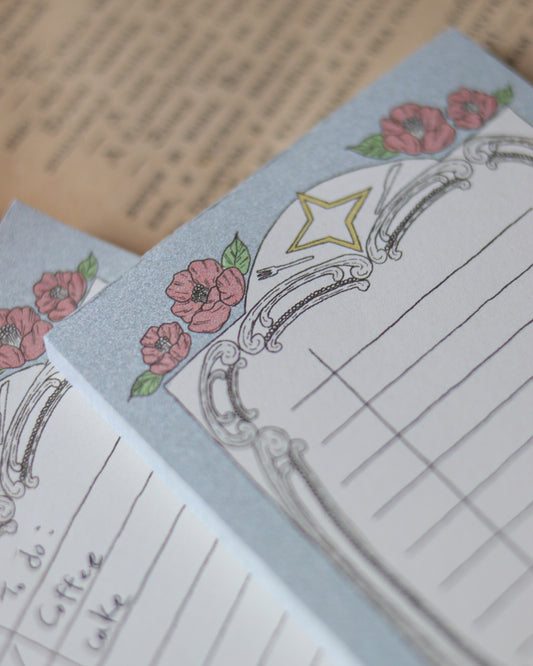 Non-sticky memo paper - Coffee Shop List