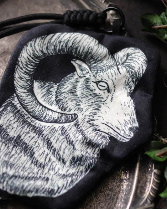 Hand-drawn style zipper pouch - Sheep