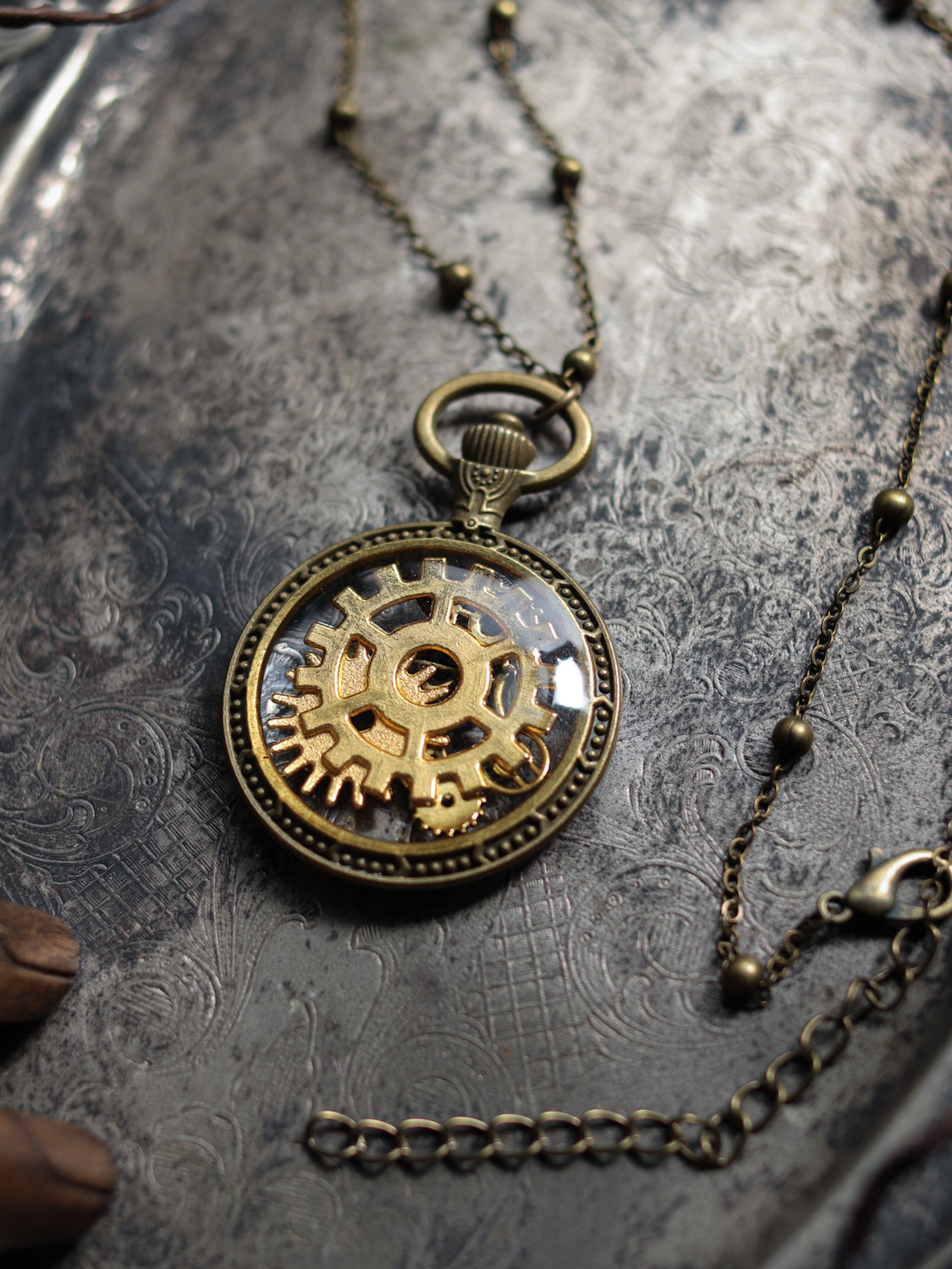 Vintage style necklace - Machinery and Love