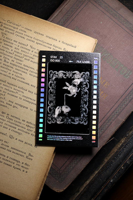 Film Style Card - Rabbit Tea Party