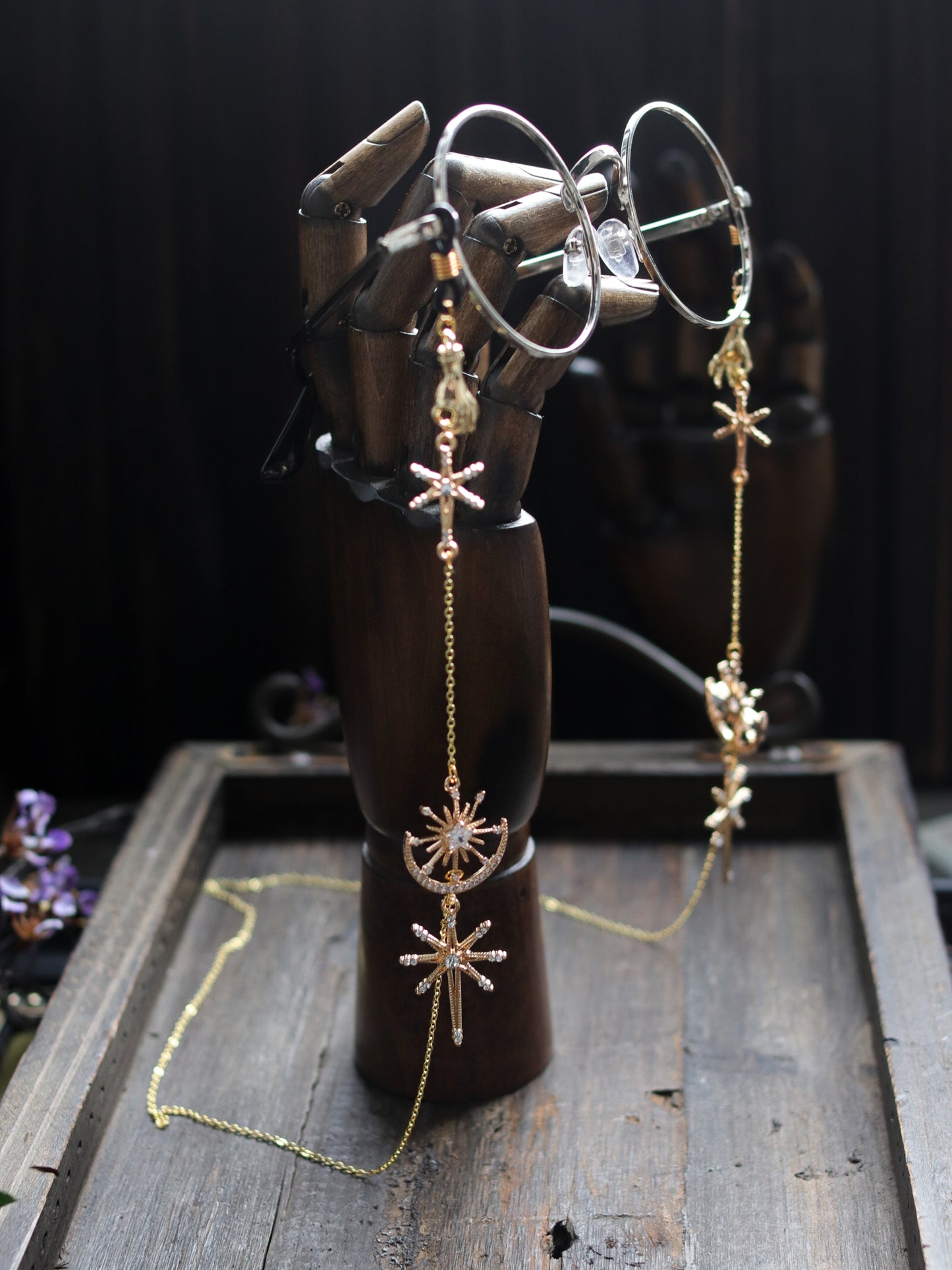 Vintage style eyewear chain - Star Fragments
