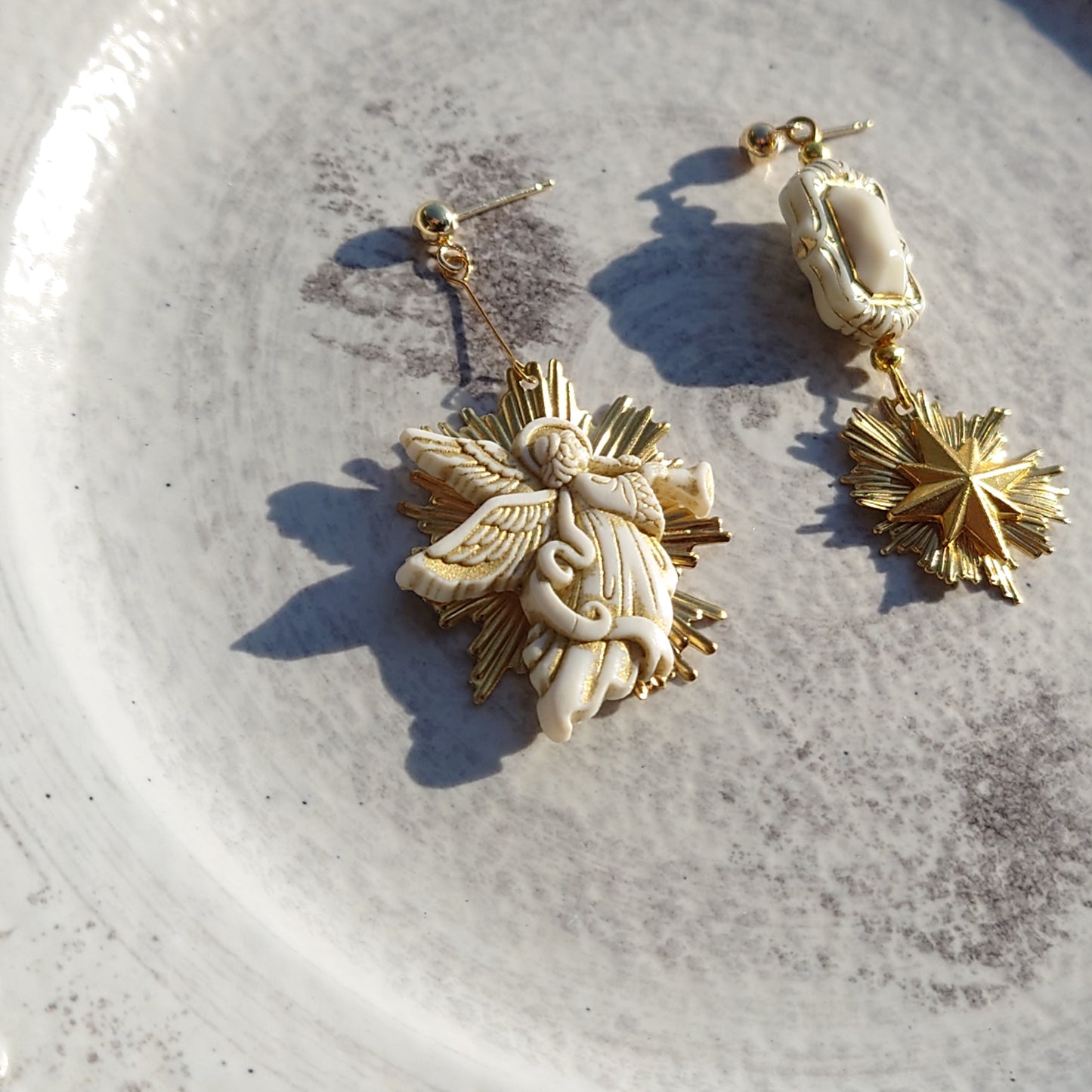 Vintage style earrings - Holy Night Angel