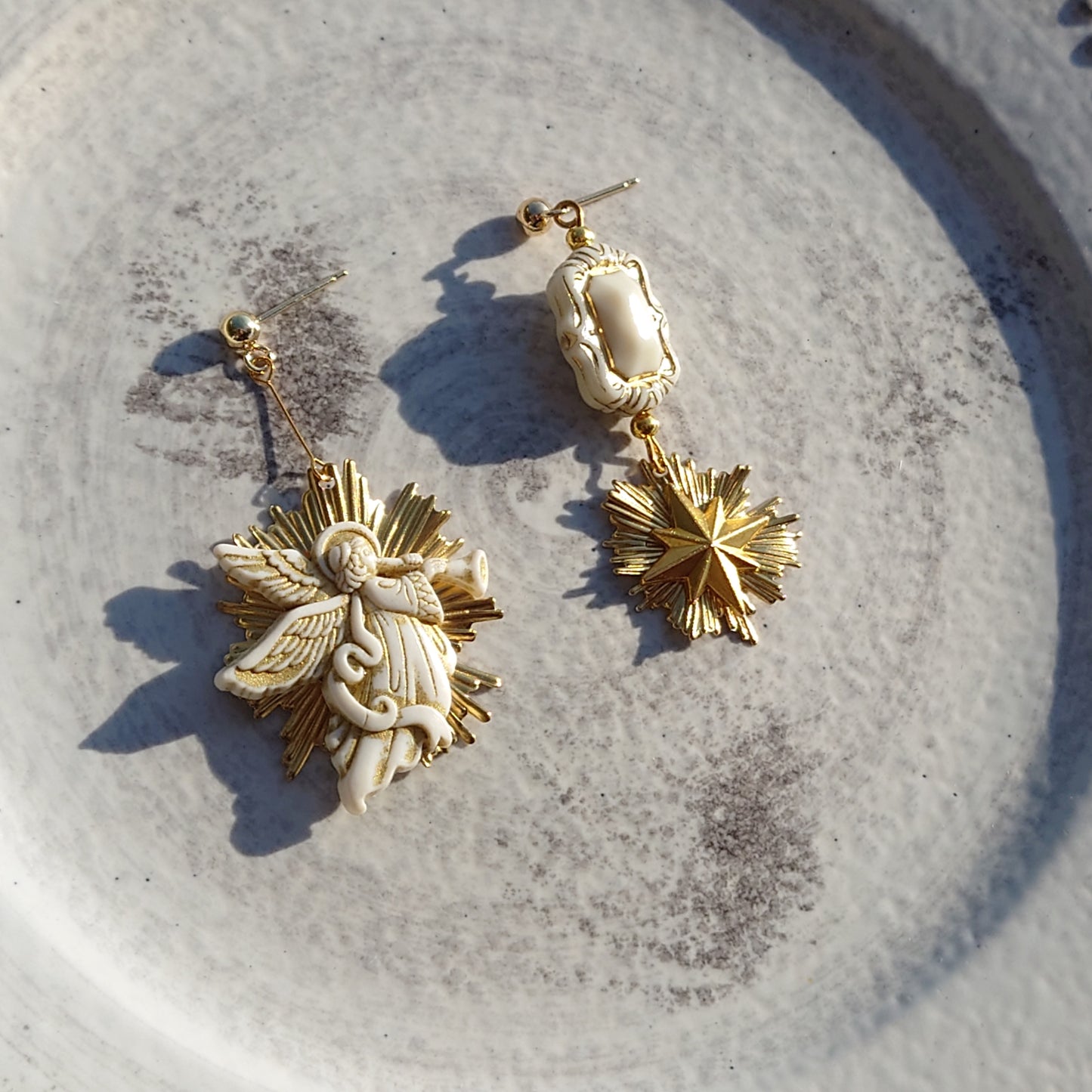 Vintage style earrings - Holy Night Angel