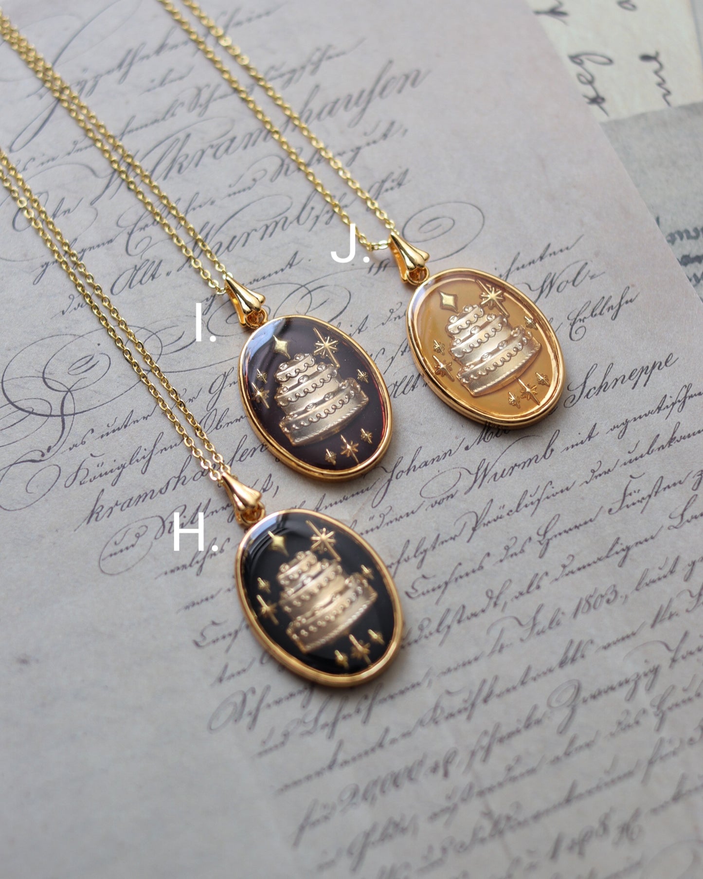 Necklace - Birthday Cake 項鍊 - 生日蛋糕