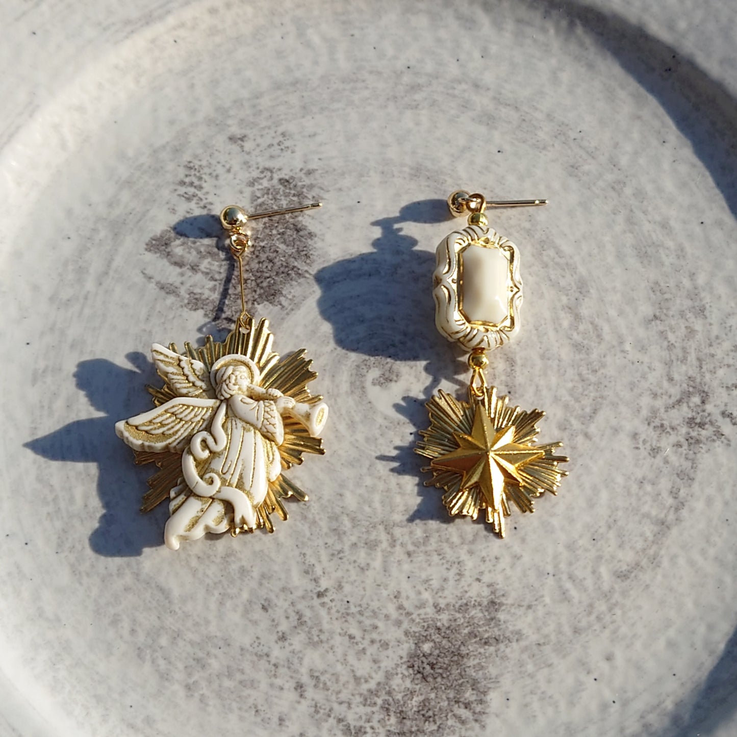 Vintage style earrings - Holy Night Angel