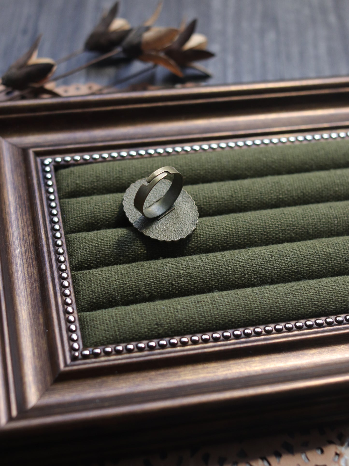 Vintage style ring - Owl