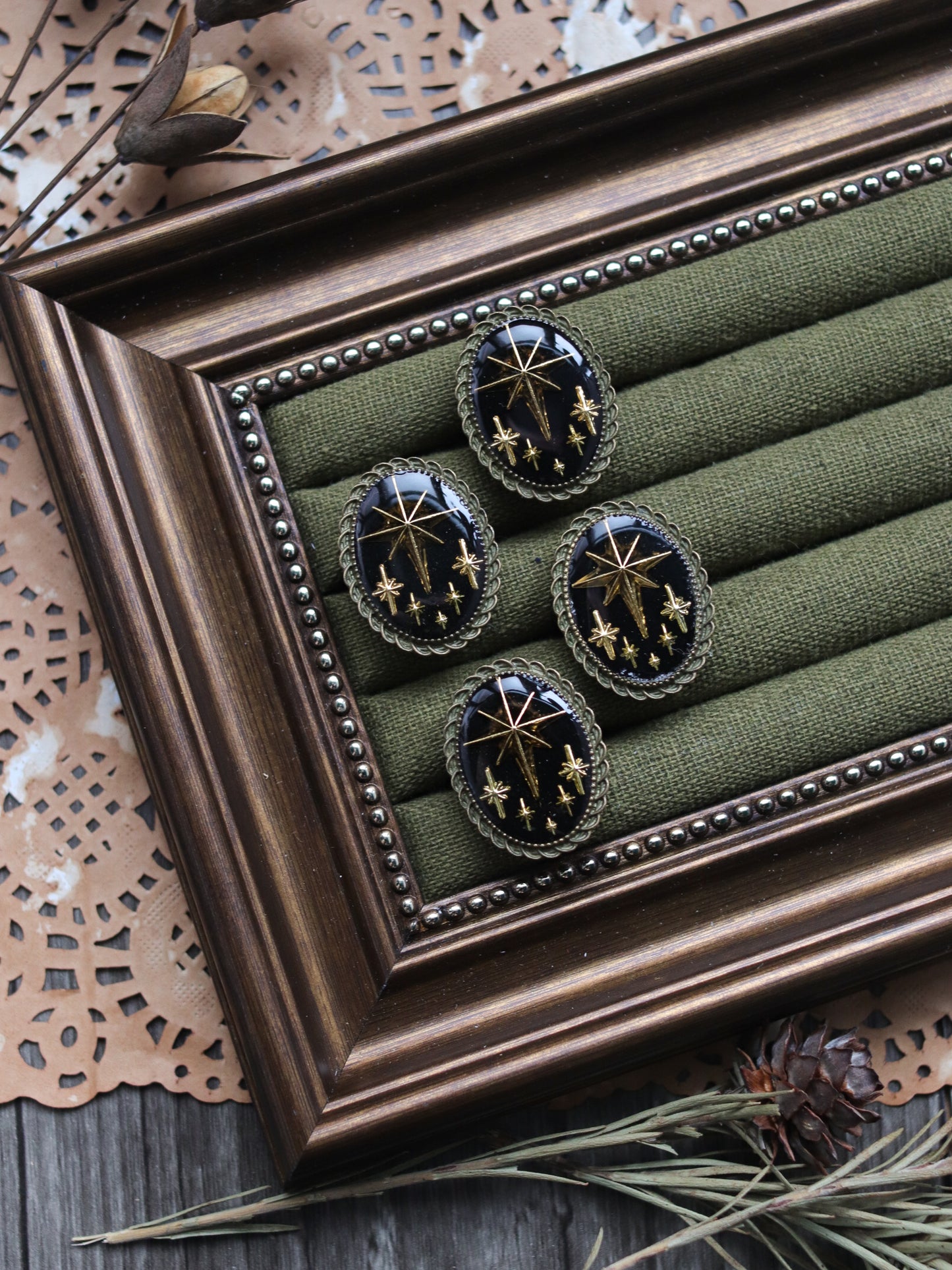 Vintage style ring - Starlights