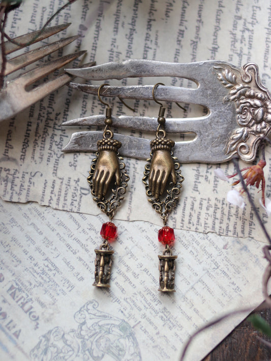 Vintage style earrings - Catch the time, make your time