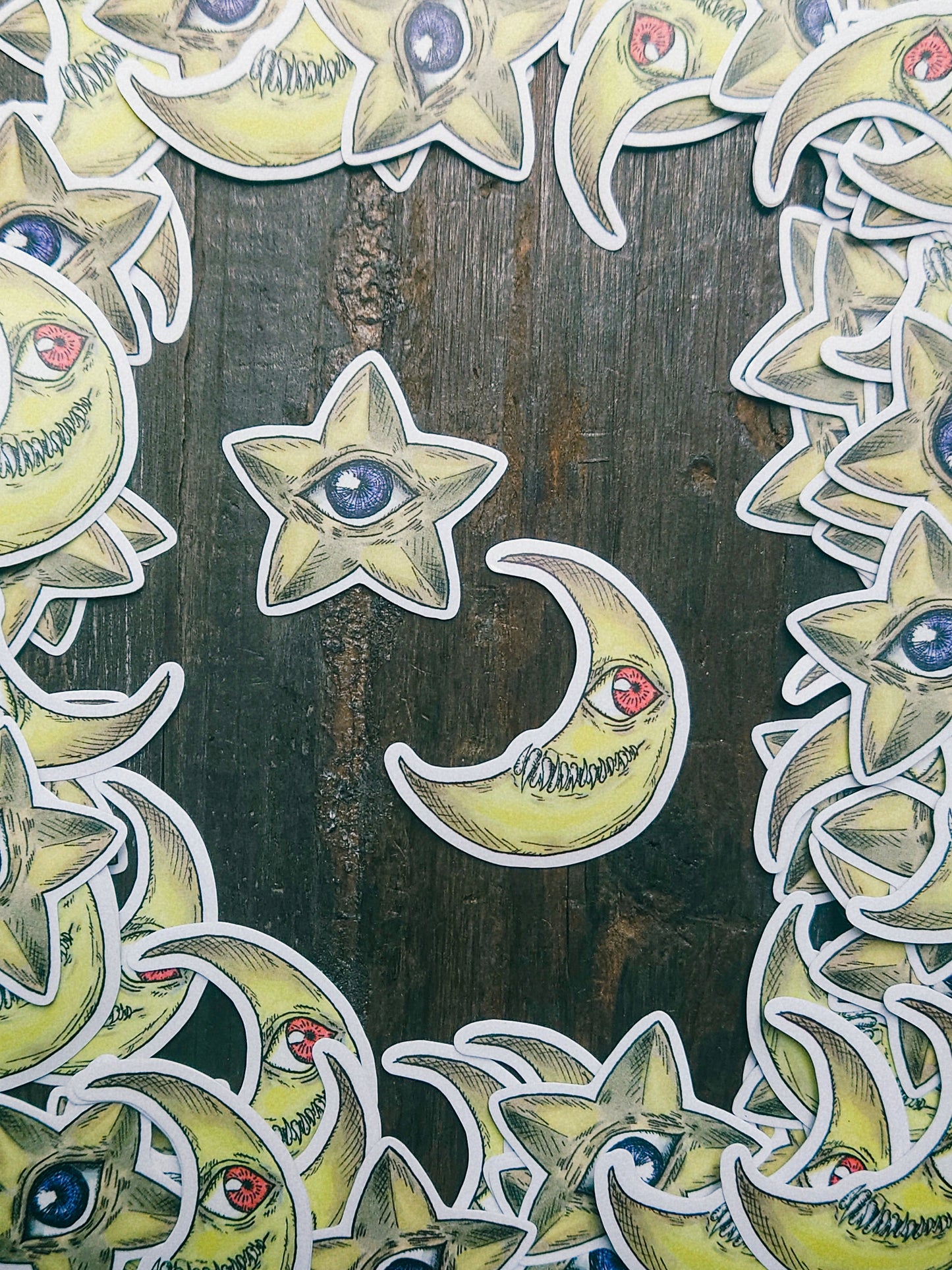 Sticker Packs - Moon & Star
