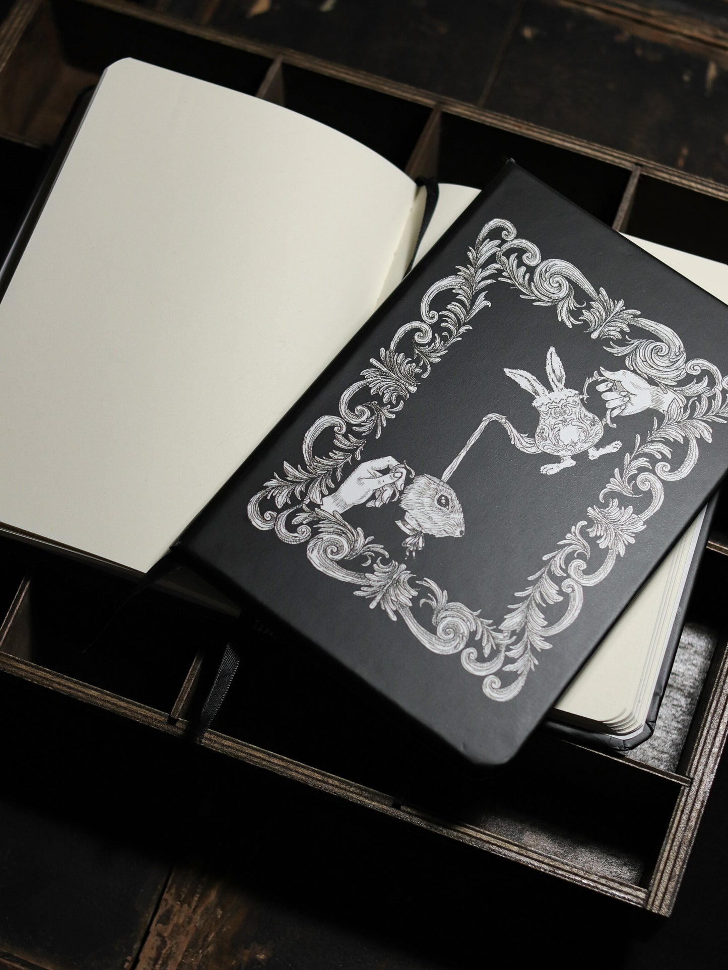 Blank notebook - Rabbit Secret Tea Party