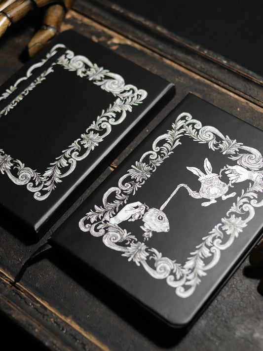 Blank notebook - Rabbit Secret Tea Party