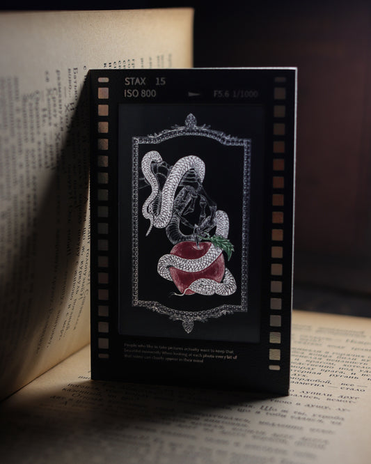 Film Style Card - Snake In Paradies