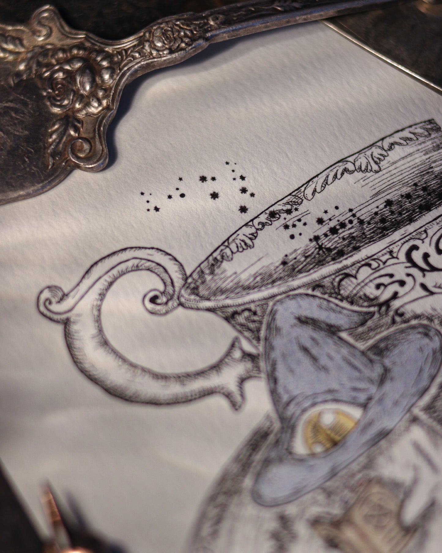 Art Print - Little Elf And Teacup