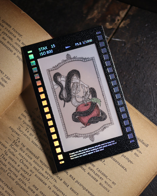 Film Style Card - Black Snake In Paradies