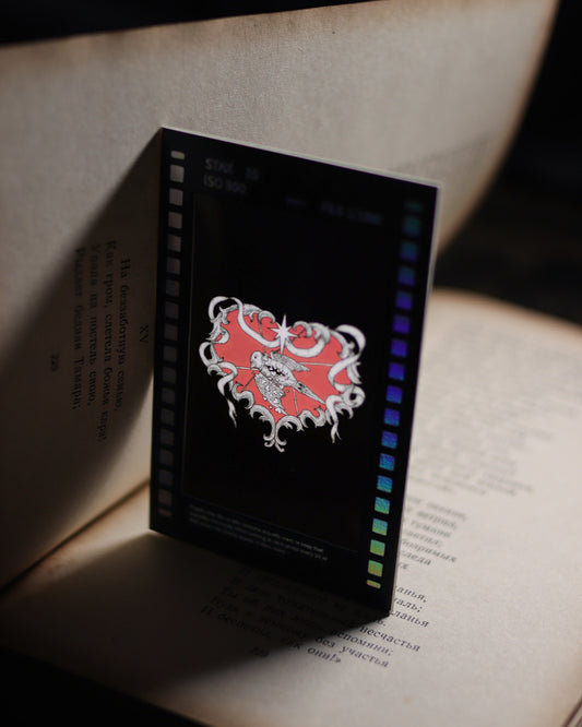 Film Style Card - In the name of love (black)