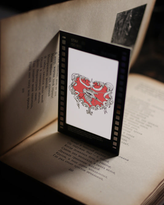 Film Style Card - In the name of love (white)