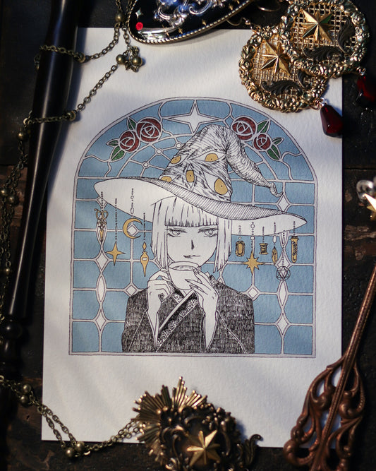 Art Print - Witch coffee shop