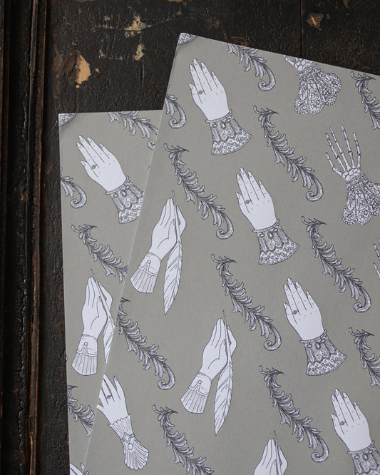 Design paper -  Lady's Hand
