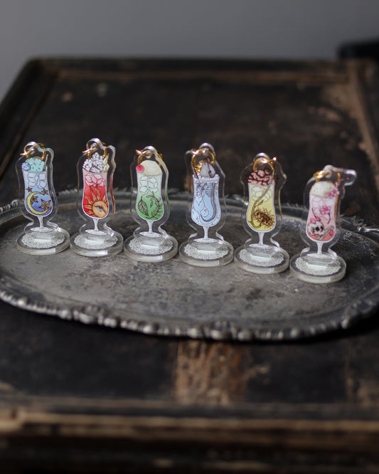 Acrylic Stand & key chain blind pack - Kissaten drink