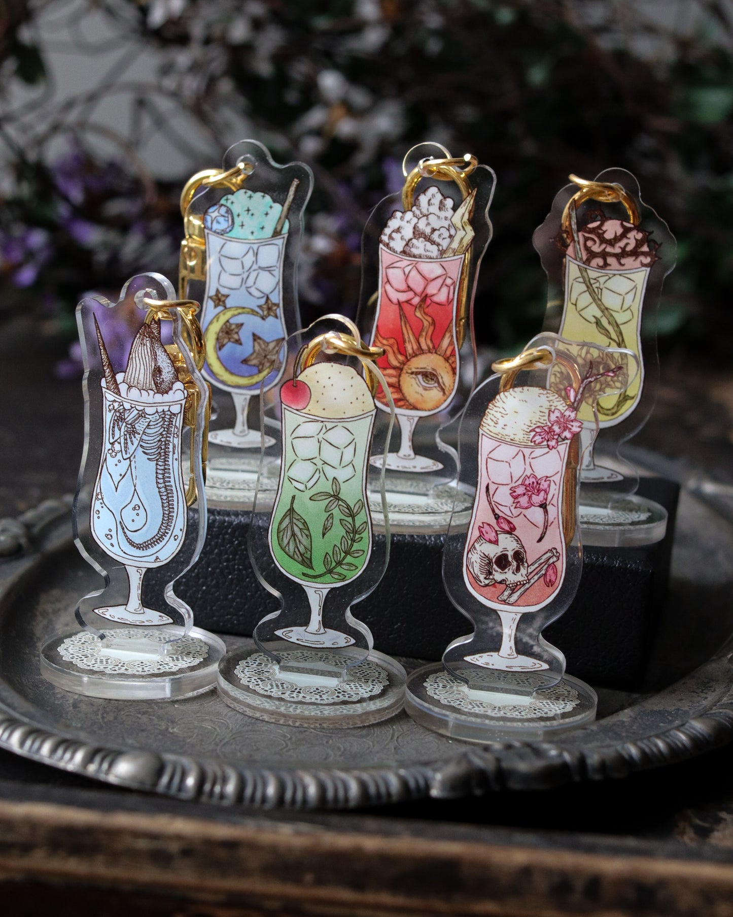 Acrylic Stand & key chain blind pack - Kissaten drink