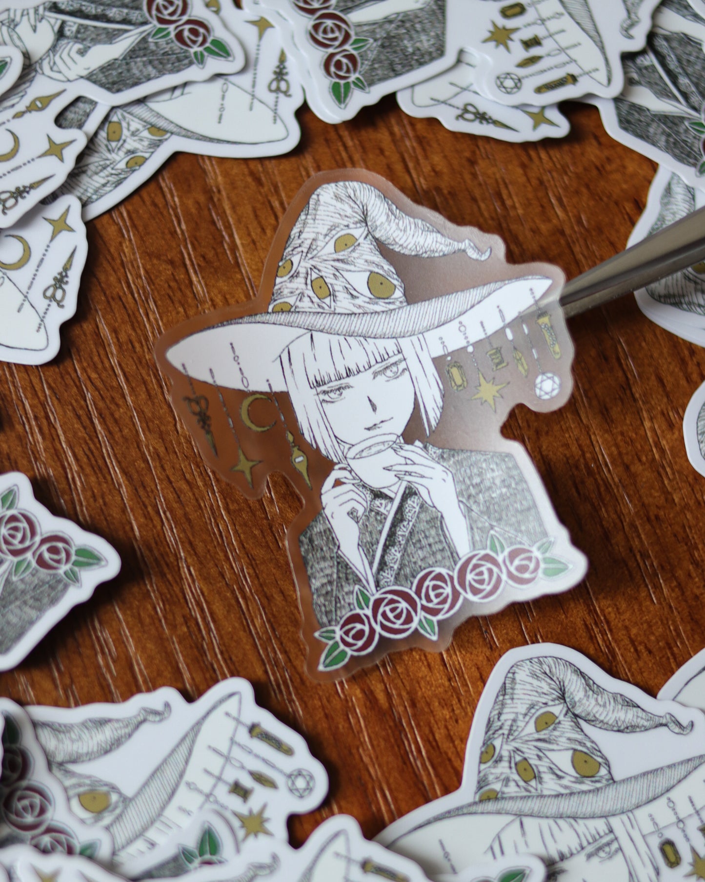 Original Drawing Sticker Packs - Witch coffee shop