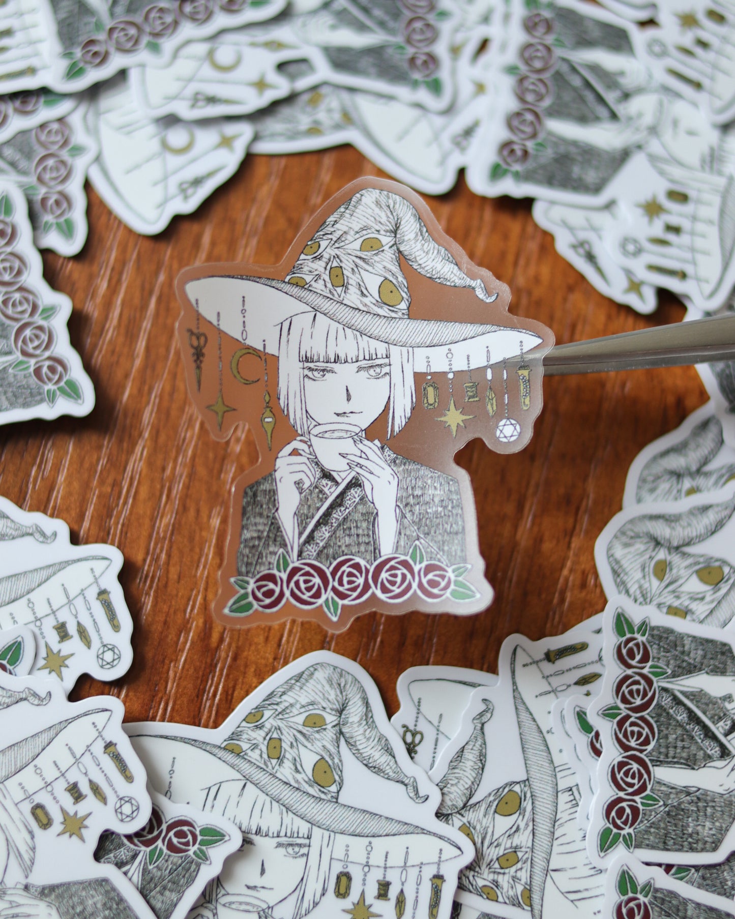 Original Drawing Sticker Packs - Witch coffee shop