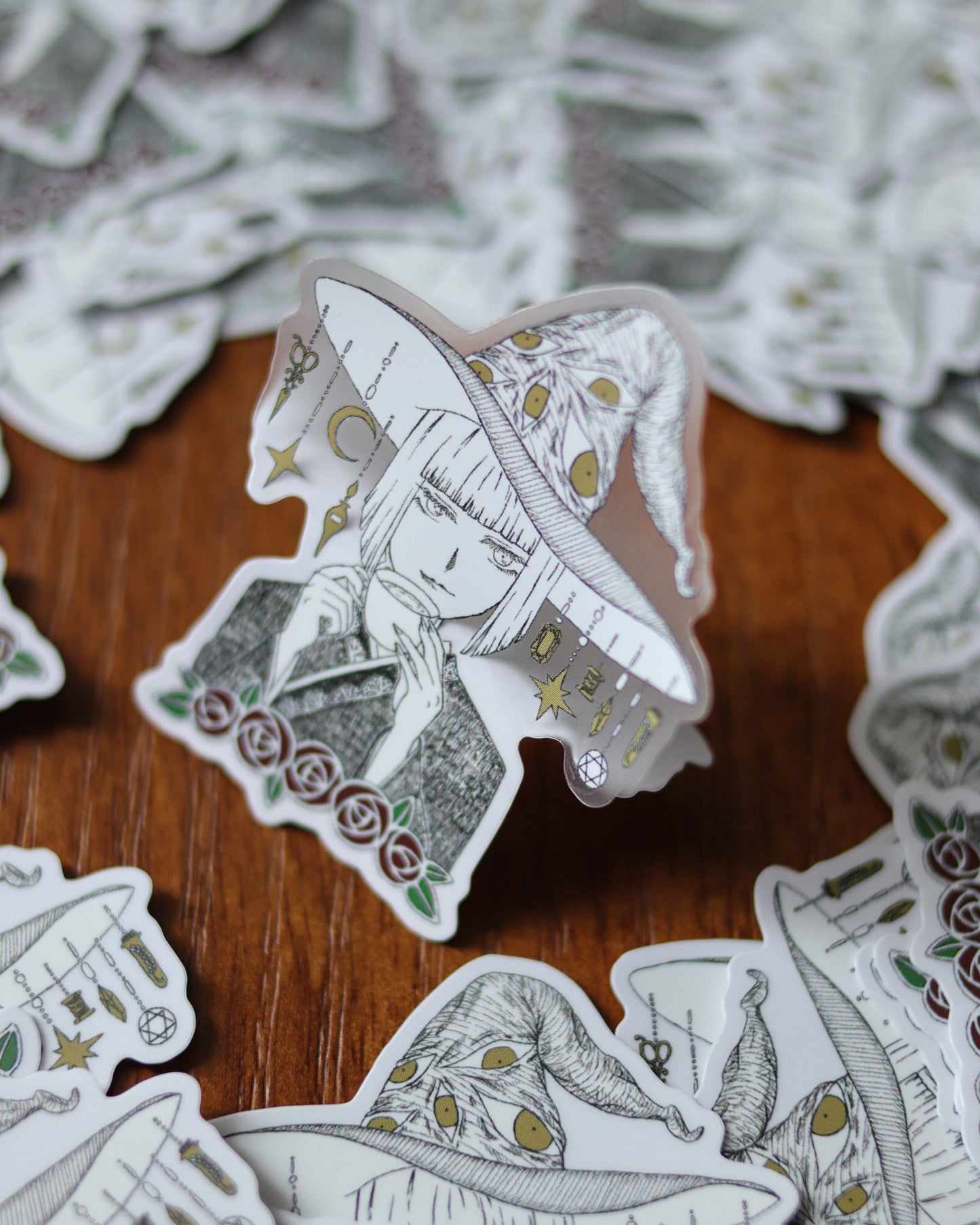 Original Drawing Sticker Packs - Witch coffee shop