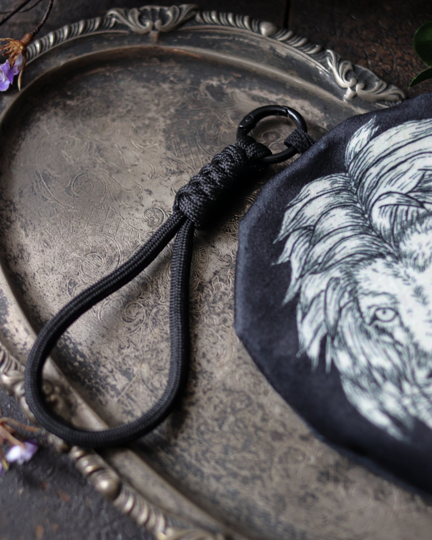 Zipper pouch - lion 拉鍊小掛袋 - 獅子