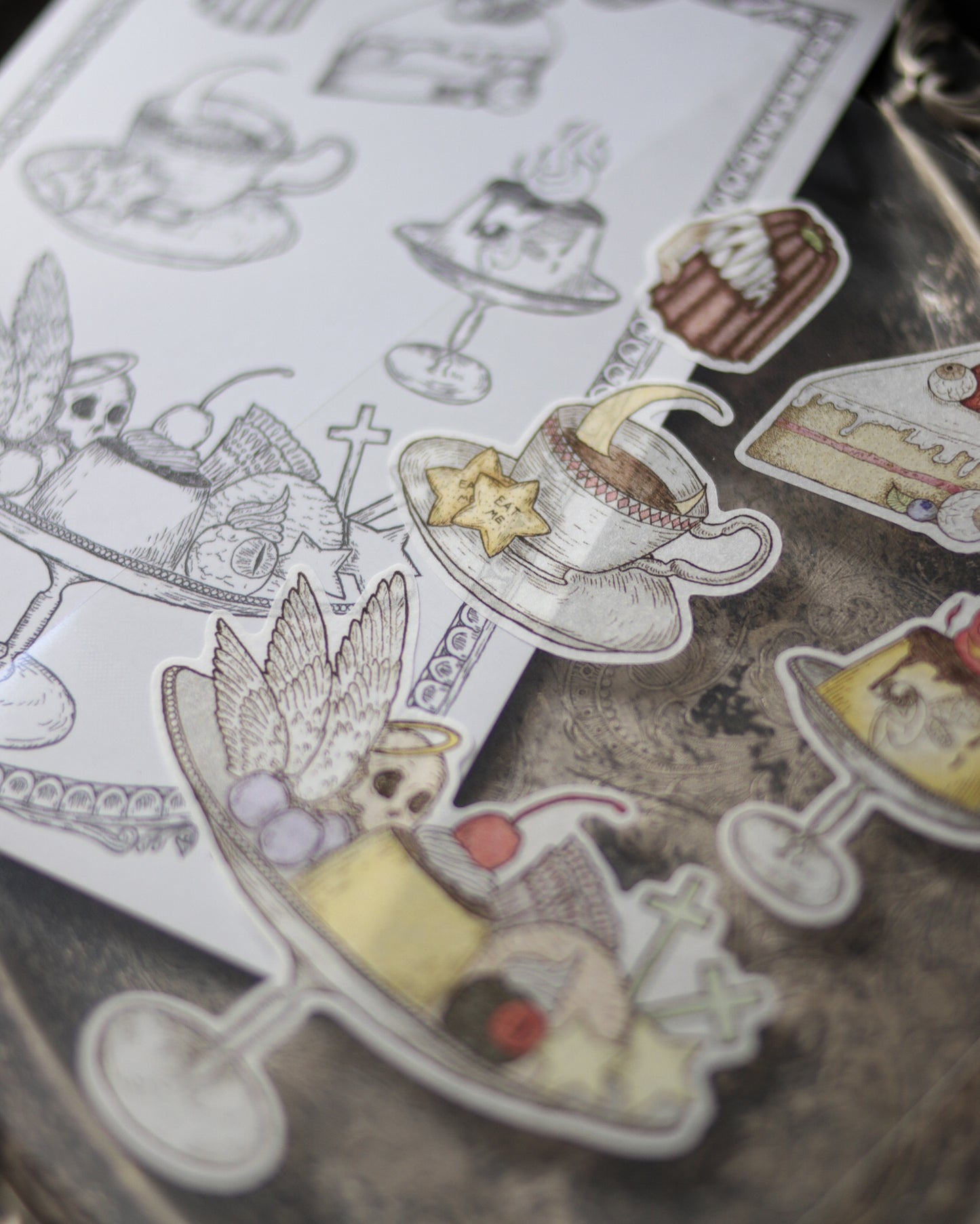 Sticker - Kissaten dessert 貼紙 - 喫茶店甜點