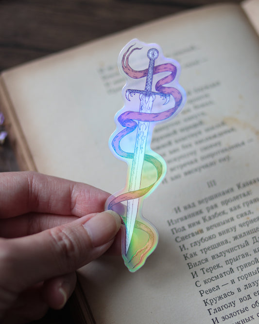 Laser sticker - Dragon sword 雷射貼紙 - 龍之劍