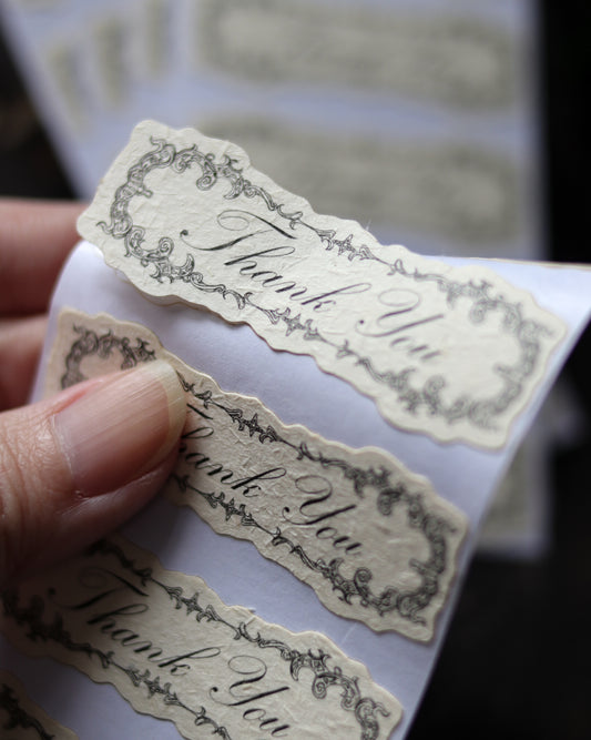 Sealing sticker - Thank you 封口感謝貼紙 - Thank you