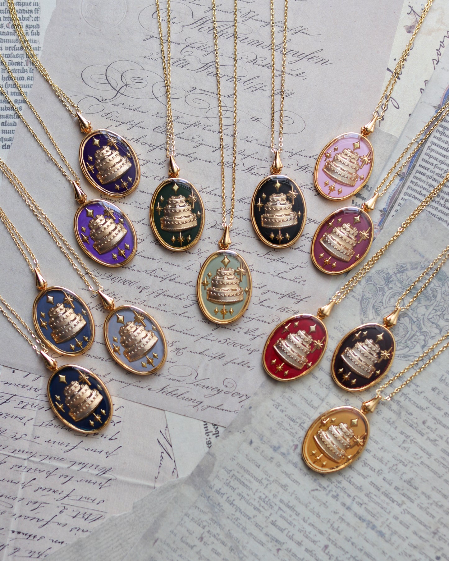 Necklace - Birthday Cake 項鍊 - 生日蛋糕