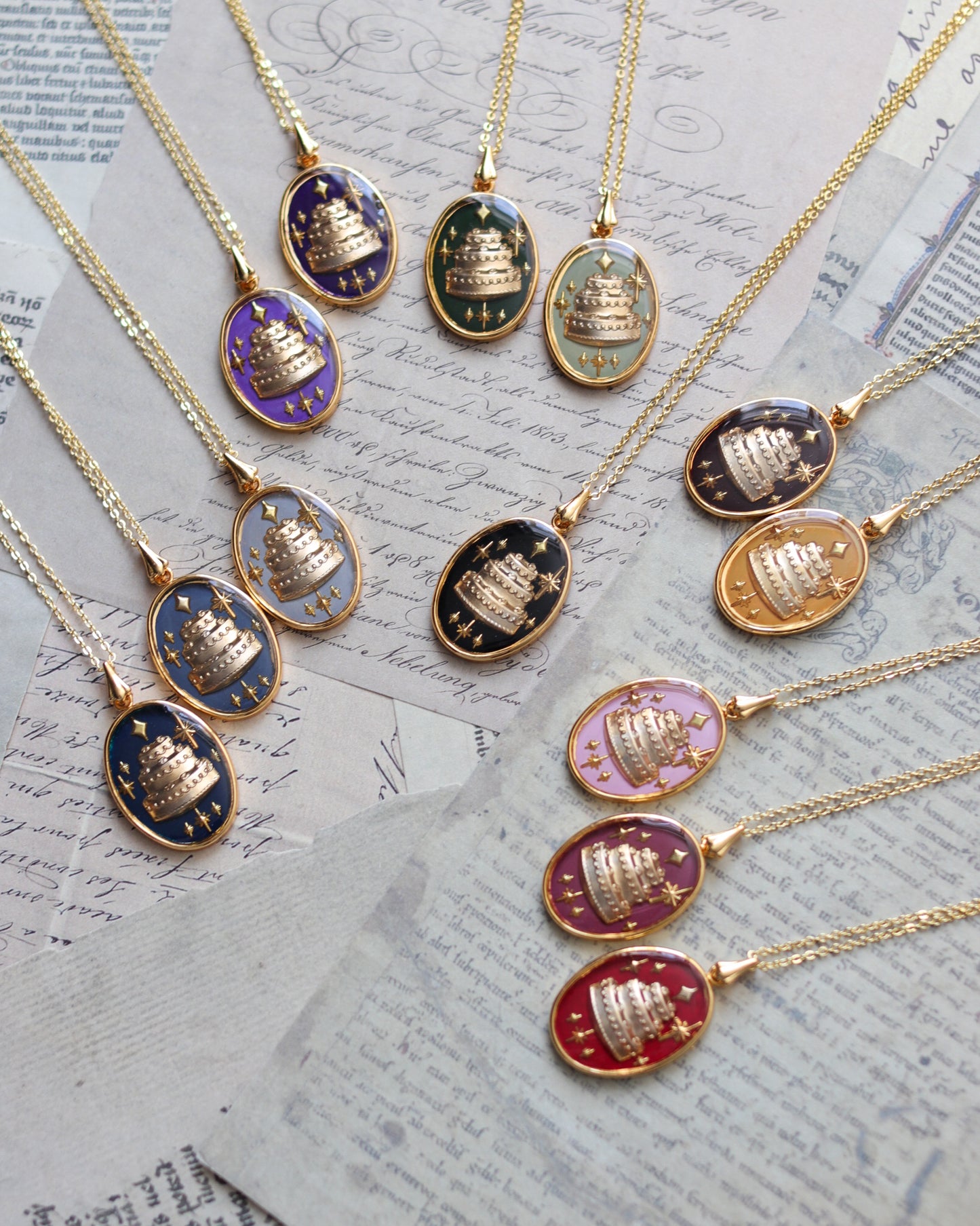 Necklace - Birthday Cake 項鍊 - 生日蛋糕