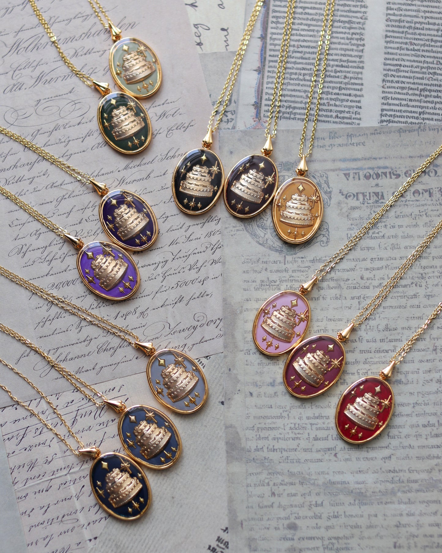 Necklace - Birthday Cake 項鍊 - 生日蛋糕
