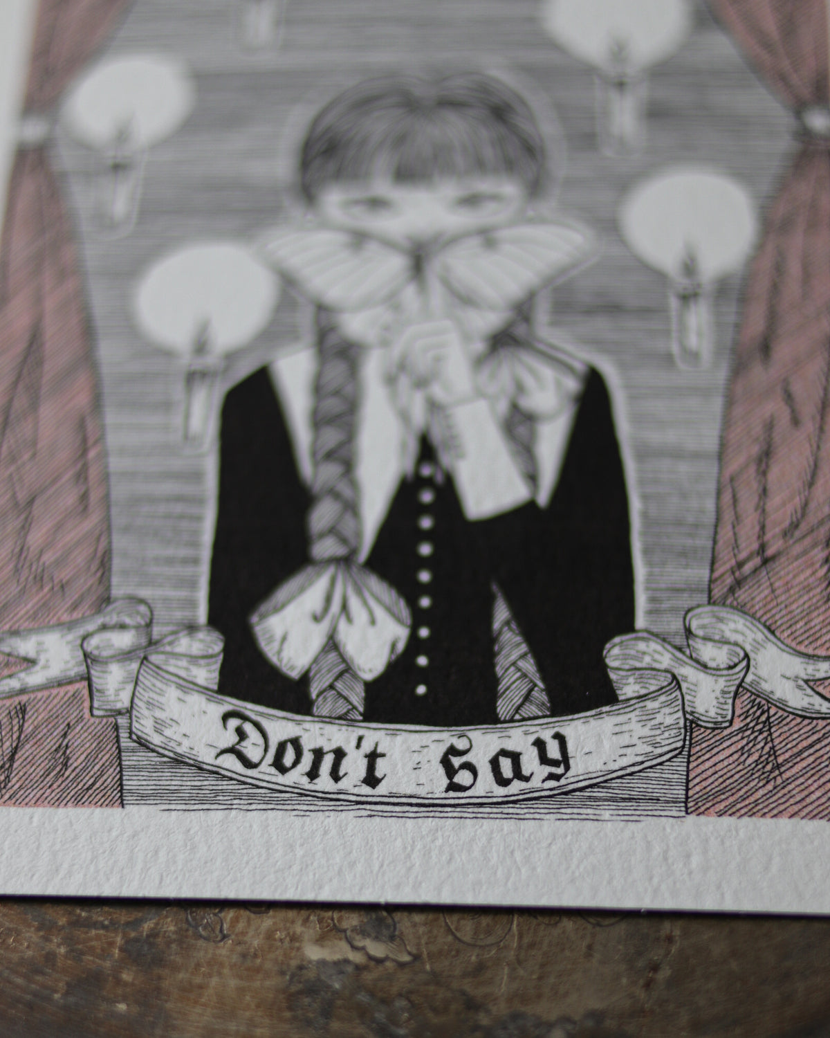 Art Print - Don't say 複製畫 - Don't say