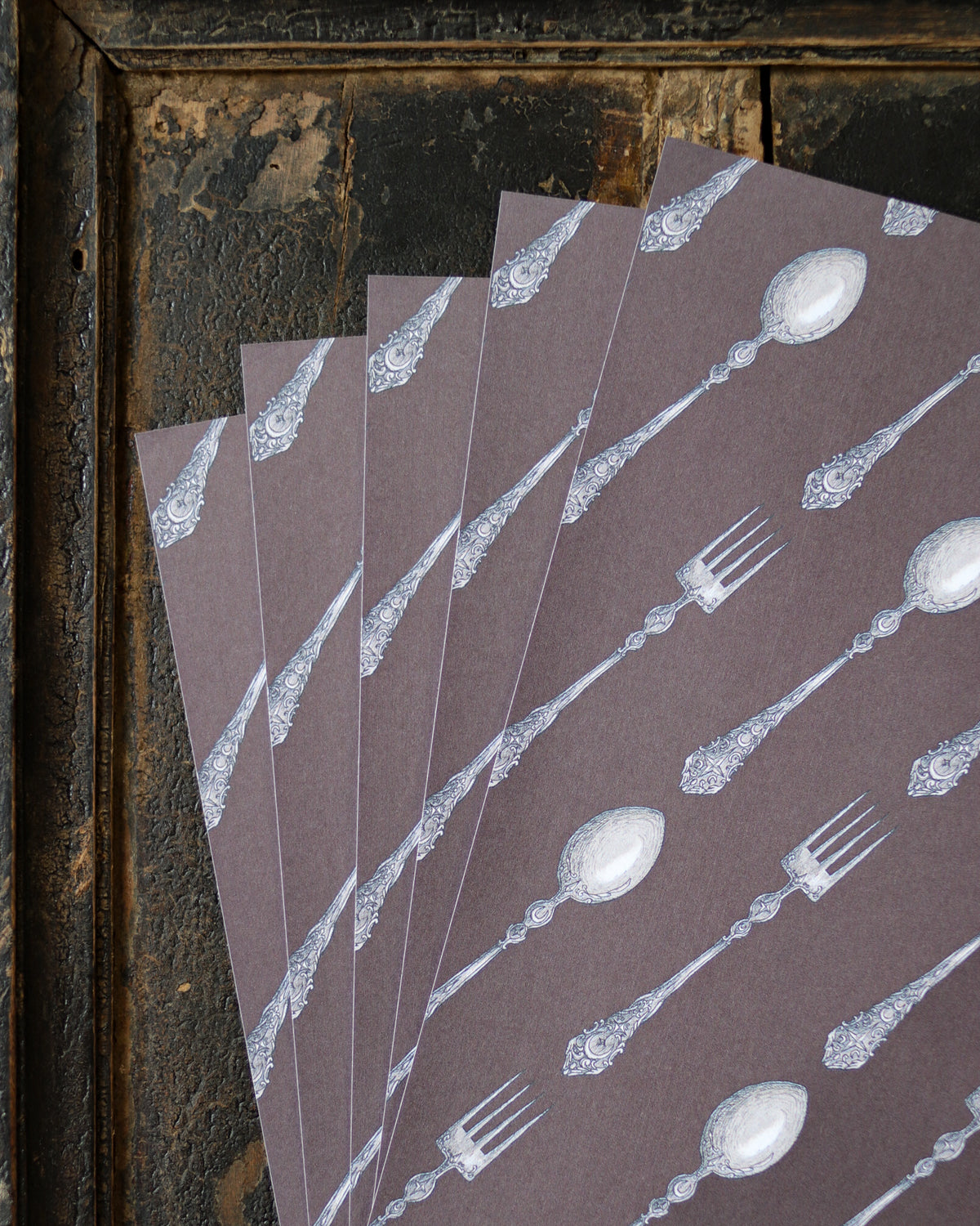 Design paper -  The Witch's Cutlery 素材紙 - 魔女的餐具